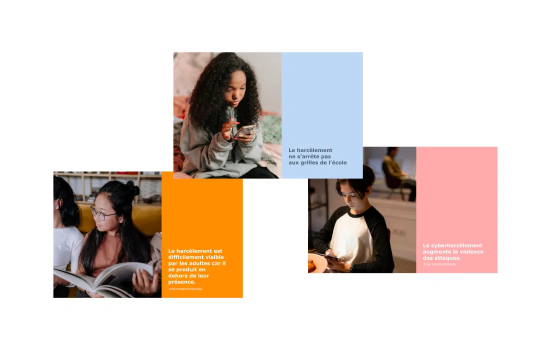 Site internet Marion Lamain Tendu contre harcèlement scolaire Agence de communication Popote
