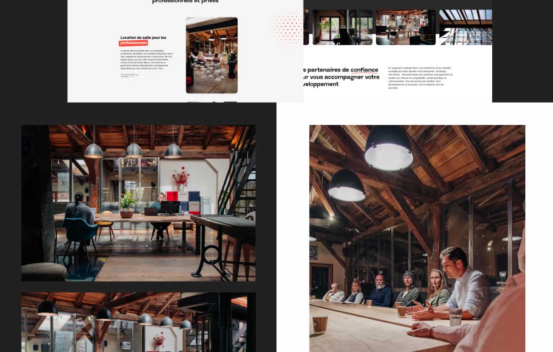 Page du site du moulin neuf